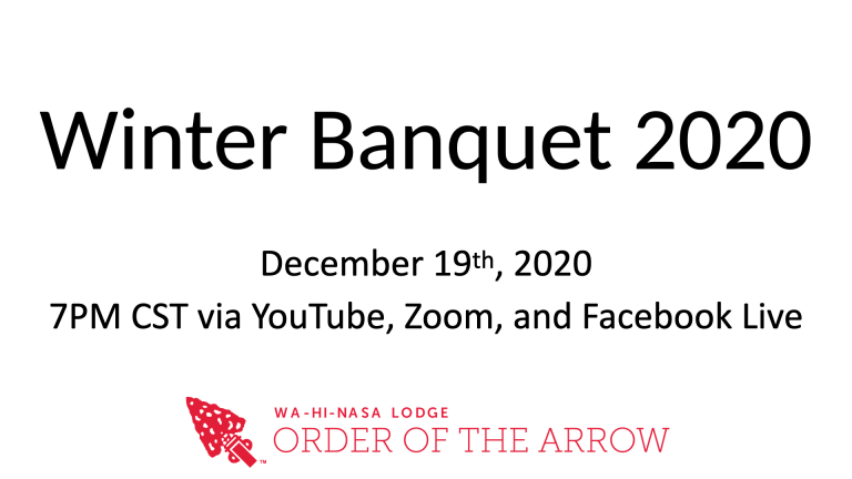 Watch the 2020 Winter Banquet Live Stream